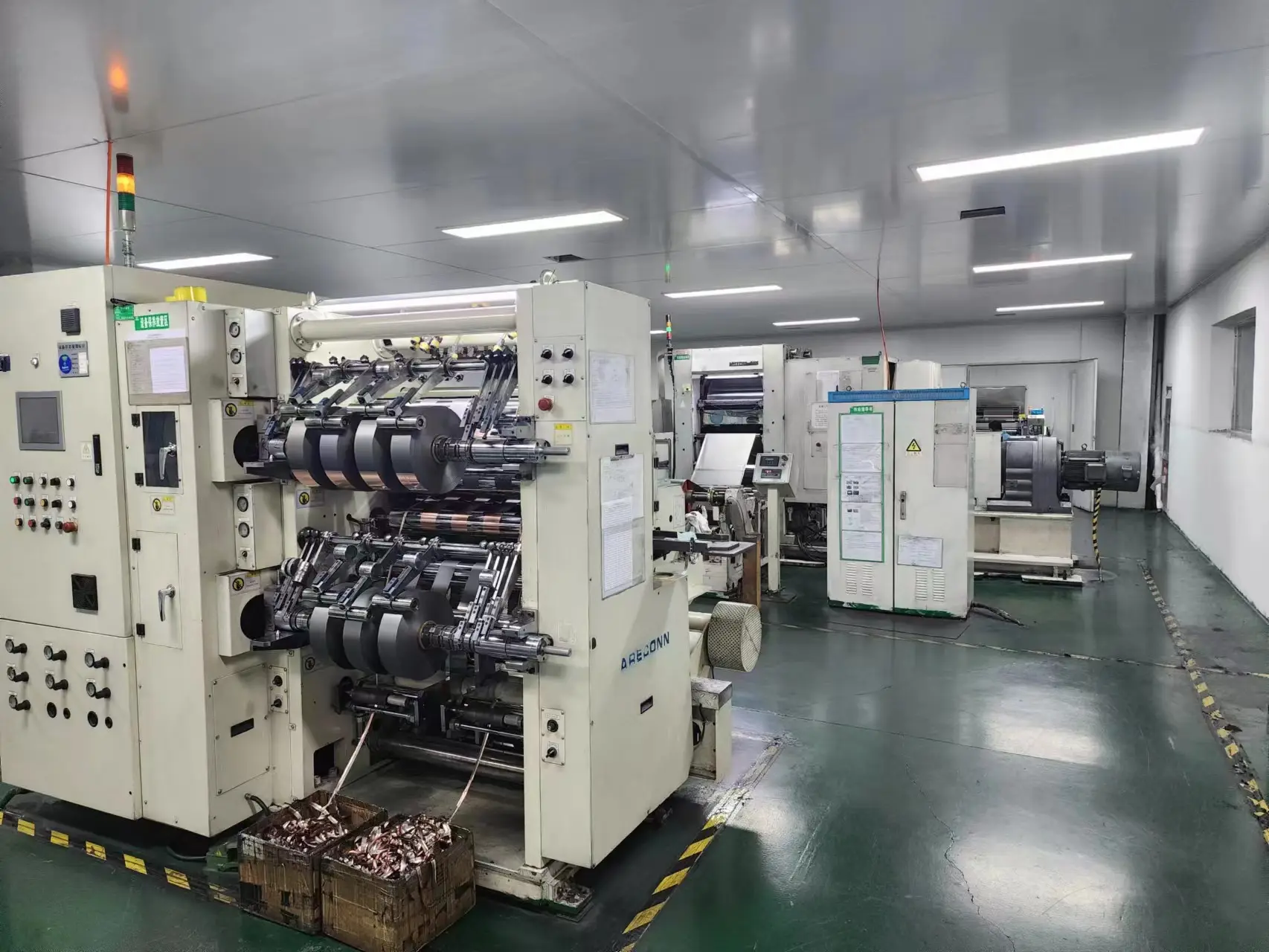 antbattery factory interior - battery manufacturing equipment and production line